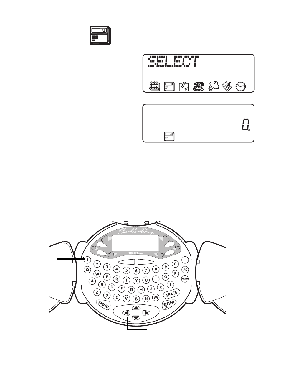 Calculator | Hasbro Princess Dear Diary 71-554 User Manual | Page 12 / 25