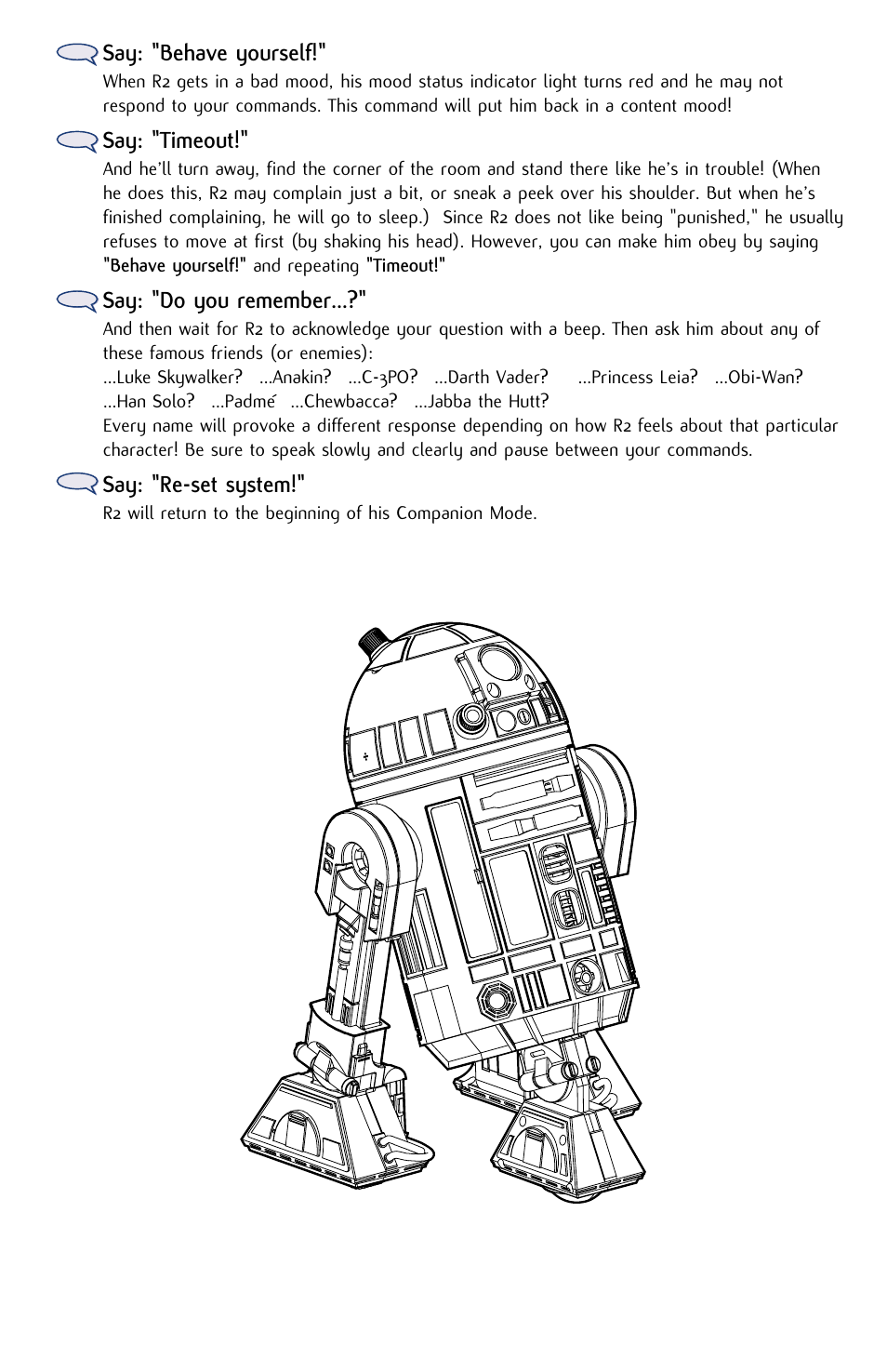 Hasbro R2-D2 84895 User Manual | Page 9 / 16