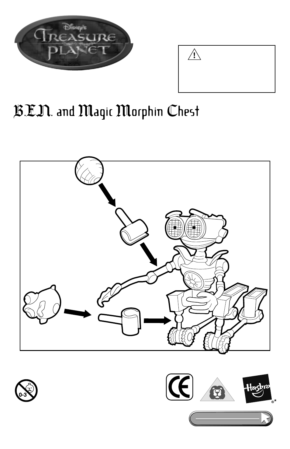 Hasbro B.E.N. and Magic Morphin Chest 6640 User Manual | 1 page