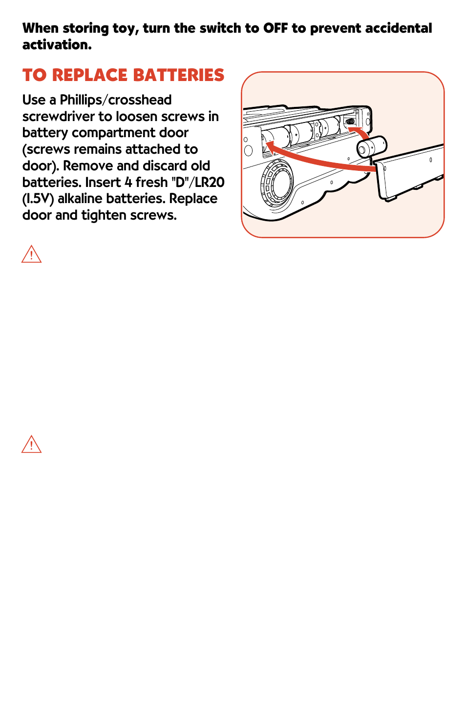 Caution, Important, Battery information | Hasbro Around Town Activity Center 06032 User Manual | Page 3 / 4