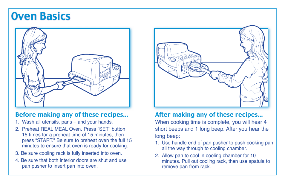 Oven basics | Hasbro 65720/65715 User Manual | Page 2 / 4