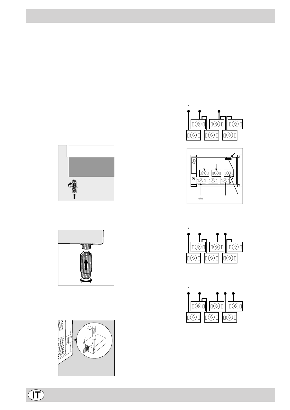 Installazione | Indesit K 6E11 W User Manual | Page 4 / 28