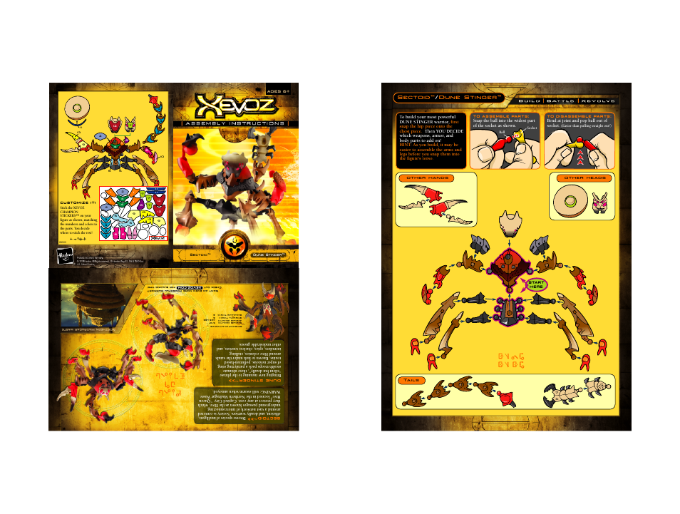 Hasbro Xevoz AGES 6+ User Manual | 1 page