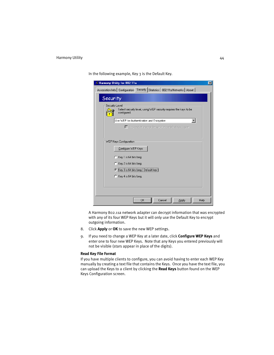 Harmony House 802.11a User Manual | Page 44 / 76