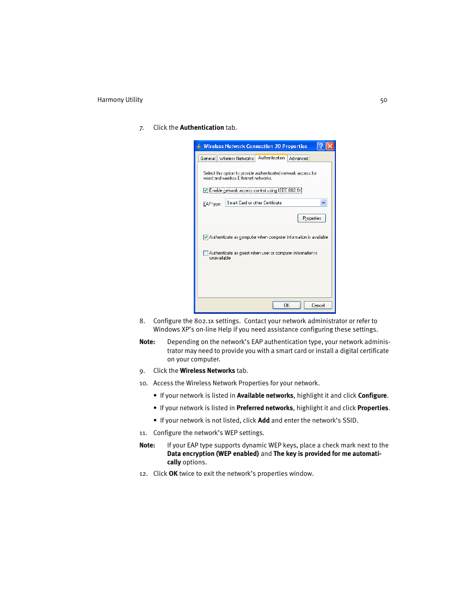 Harmony House 802.11a User Manual | Page 50 / 76