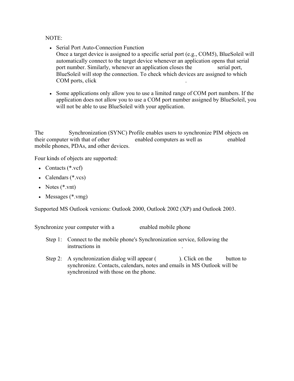 Synchronization, 11 synchronization | HiFi Works BlueSoleil User Manual | Page 27 / 47