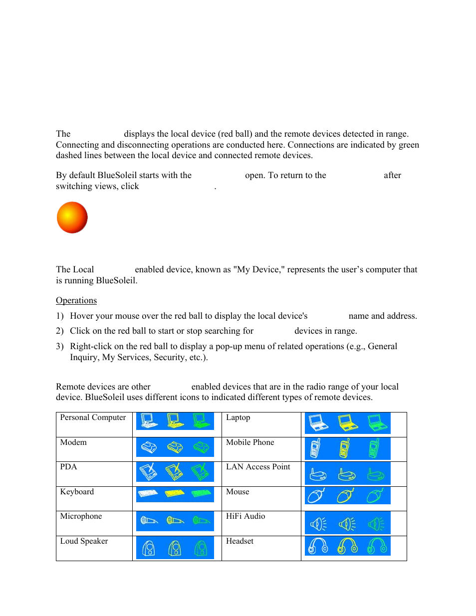Bluesoleil user guides, Bluesoleil environment, Main window | 4 bluesoleil user guides, 1 bluesoleil environment | HiFi Works BlueSoleil User Manual | Page 29 / 47