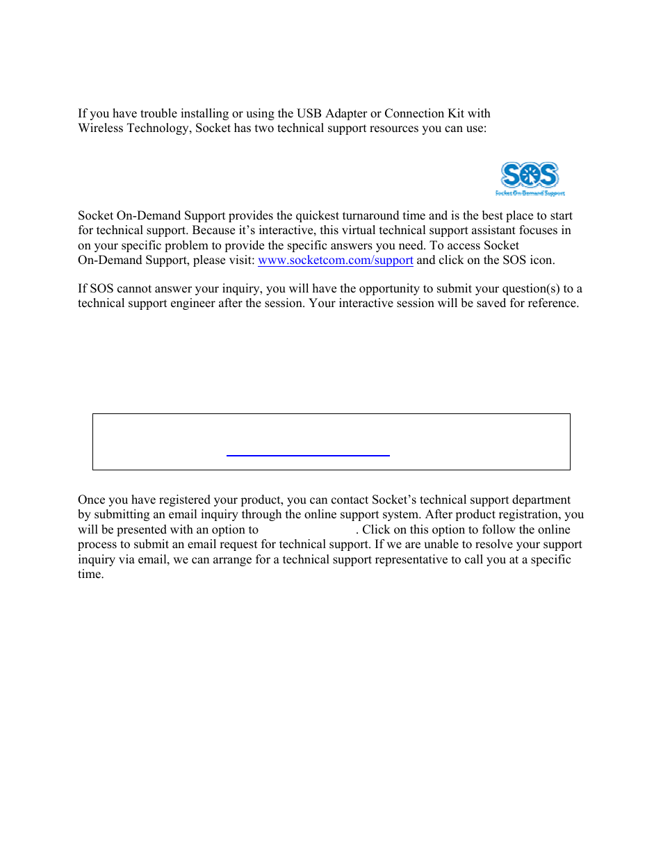 Technical support, Socket on-demand support (sos), Live technical support | 6 technical support | HiFi Works BlueSoleil User Manual | Page 40 / 47