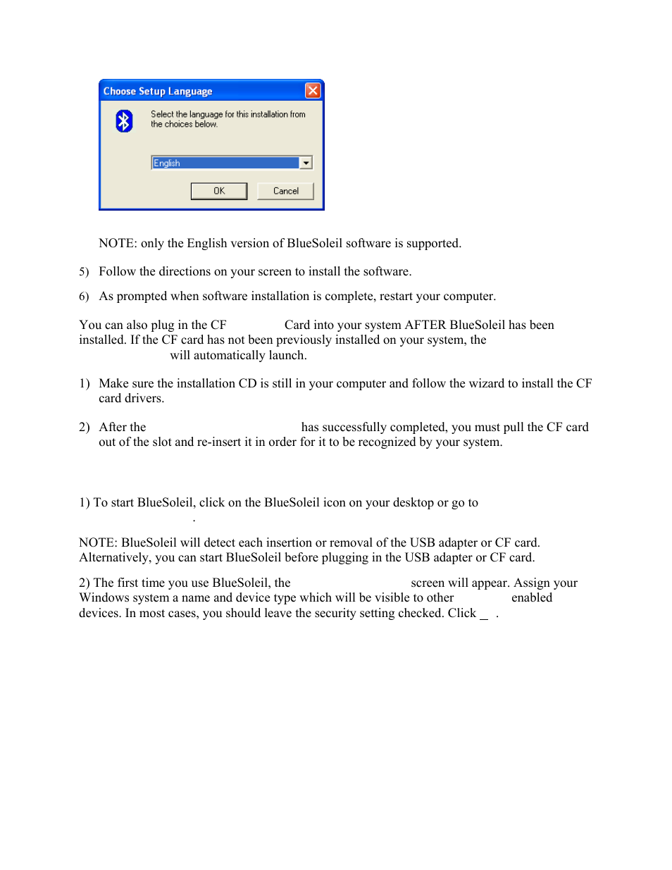 Start bluesoleil, 2 start bluesoleil | HiFi Works BlueSoleil User Manual | Page 9 / 47