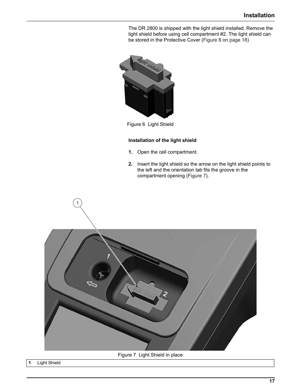 Installation | Hach Portable Spectrophotometer DR 2800 User Manual | Page 17 / 126