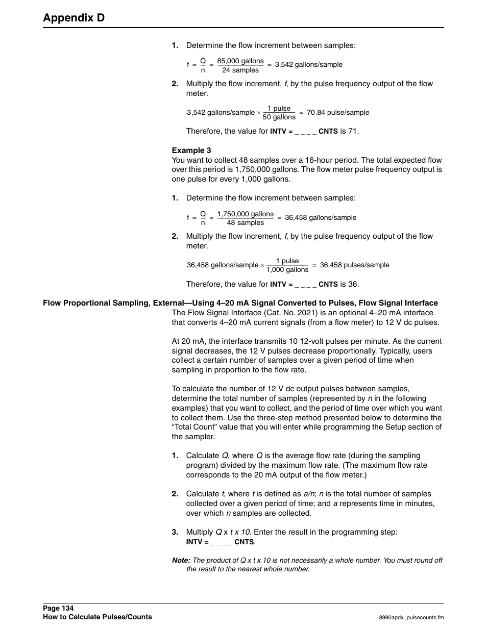 Appendix d | Hach 900 MAX User Manual | Page 136 / 160