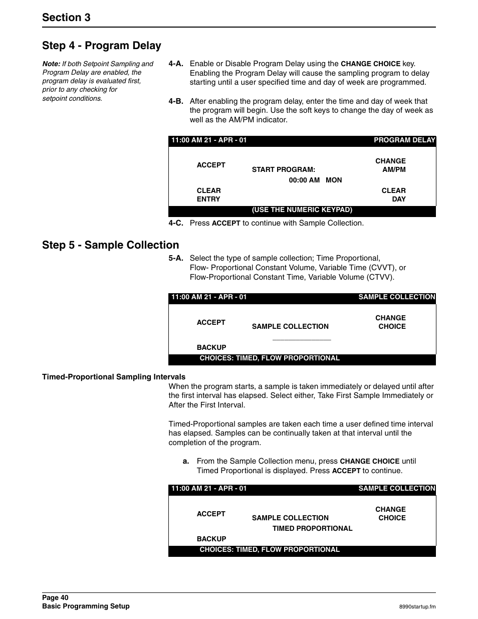 Step 5 - sample collection | Hach 900 MAX User Manual | Page 42 / 160