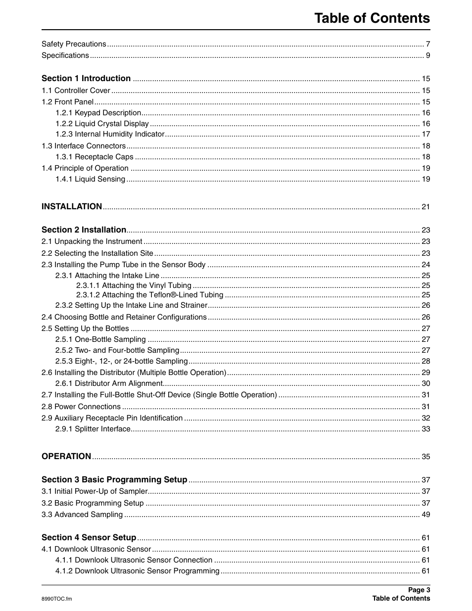 Hach 900 MAX User Manual | Page 5 / 160