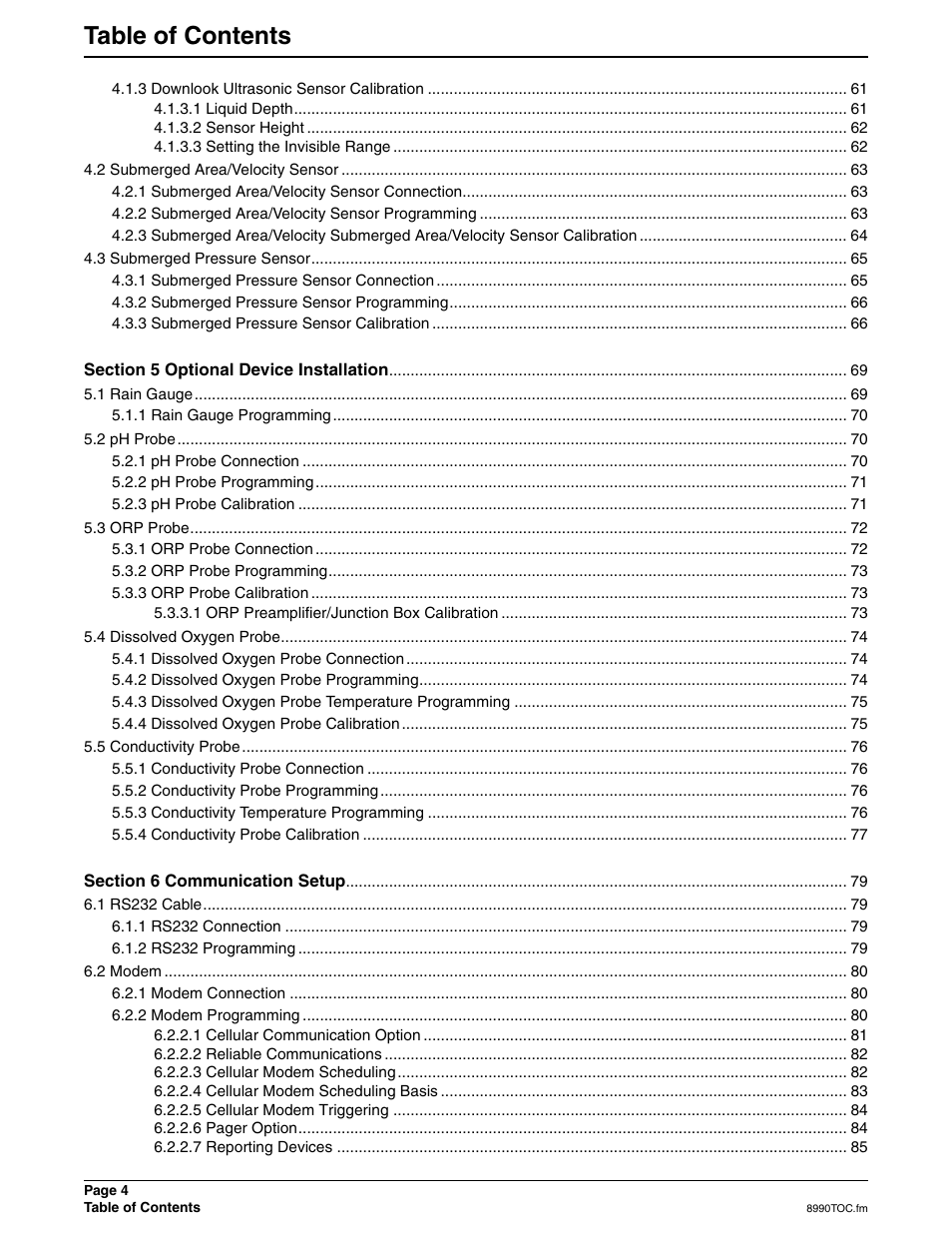 Hach 900 MAX User Manual | Page 6 / 160