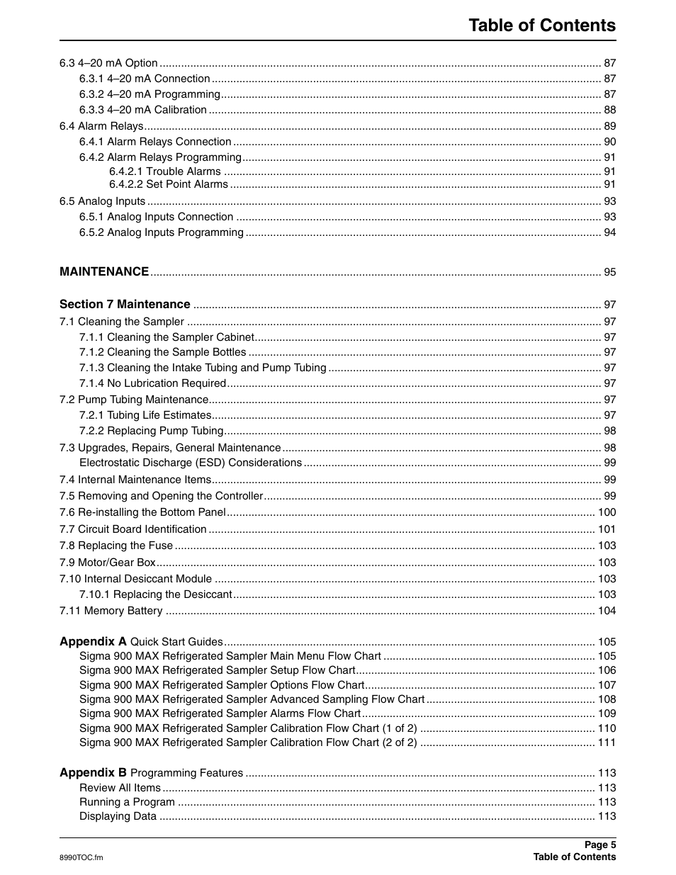 Hach 900 MAX User Manual | Page 7 / 160