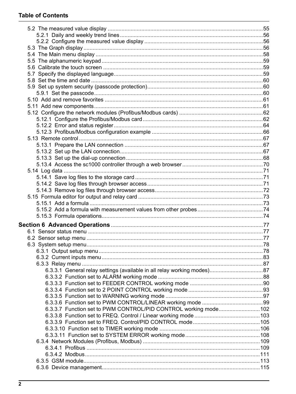 Hach sc1000 User Manual | Page 4 / 150