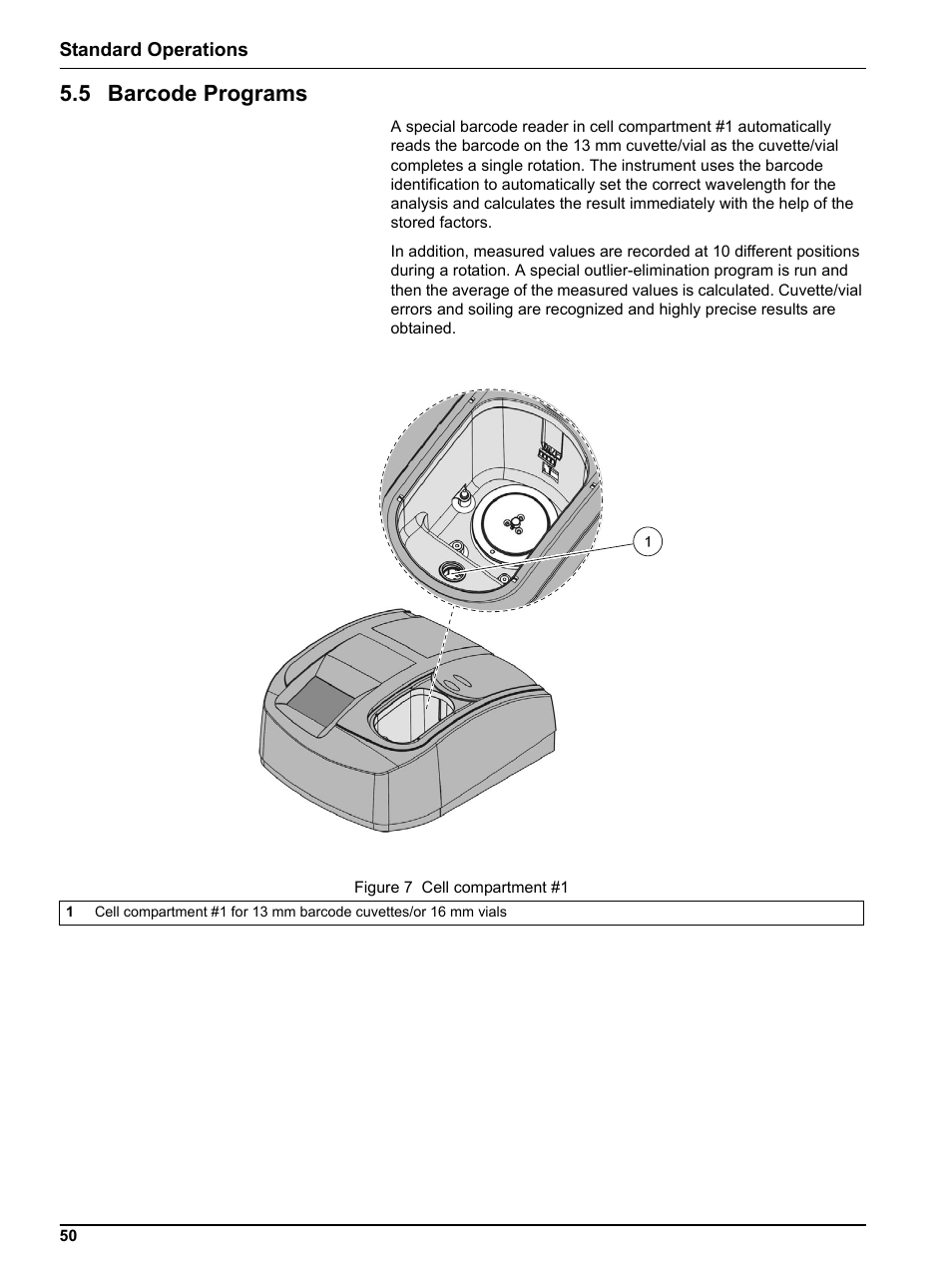 5 barcode programs | Hach DR 5000 User Manual | Page 50 / 136
