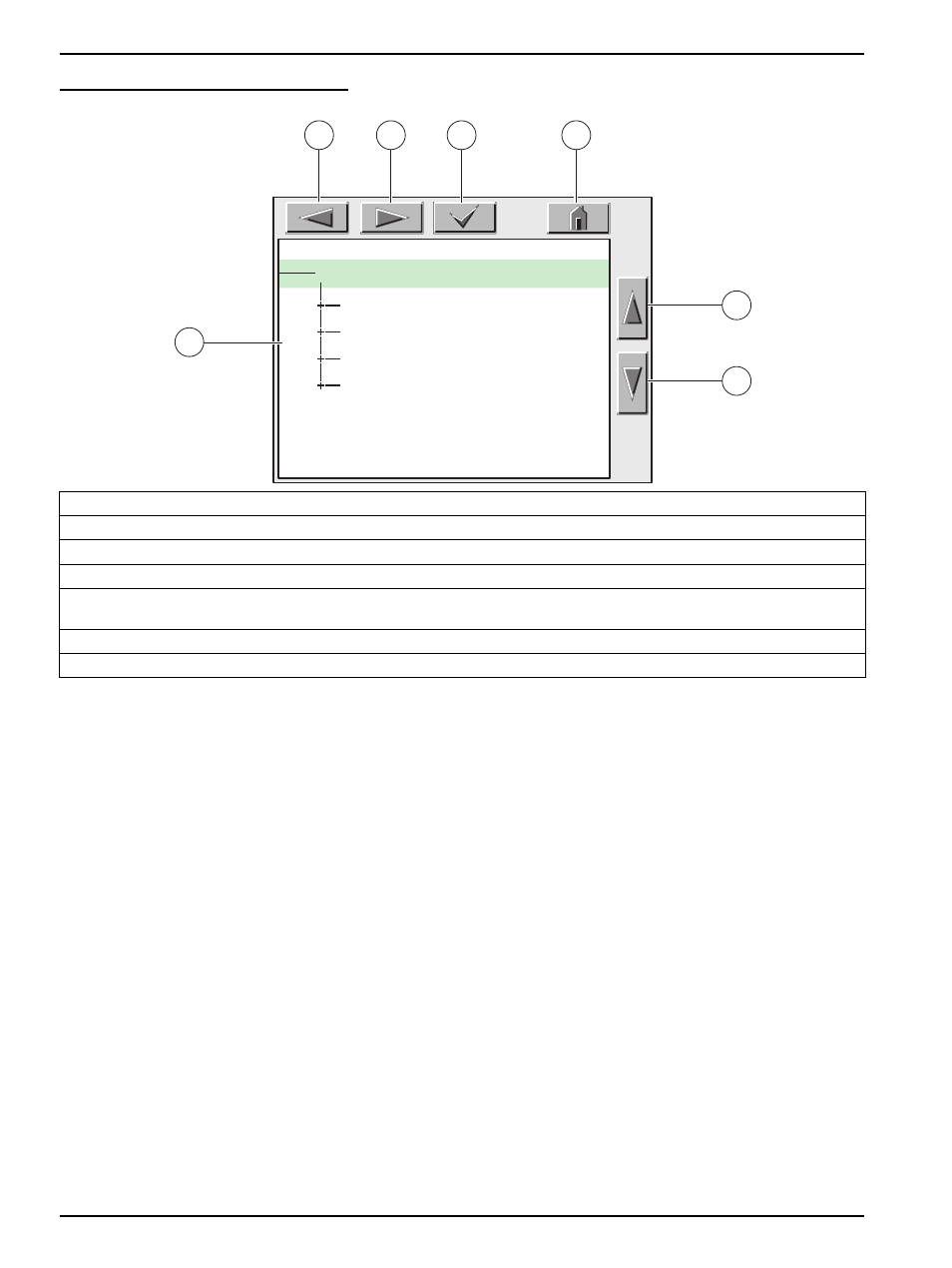 Figure 15 main menu, Display area, Back | Forward, Enter-confirms the entry or selection, Up-scrolls up, Down-scrolls down, 3 navigating the menu windows, User interface and navigation | Hach 6120118 User Manual | Page 22 / 52