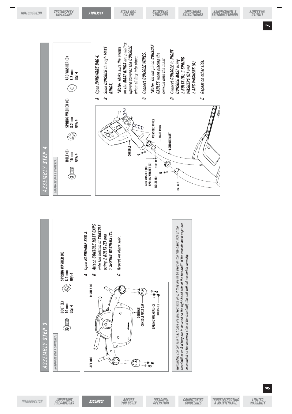 Horizon Fitness ELITE T5000 User Manual | Page 4 / 10