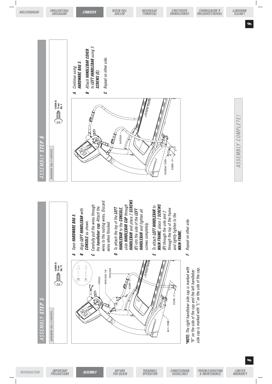 Horizon Fitness ELITE T5000 User Manual | Page 5 / 10