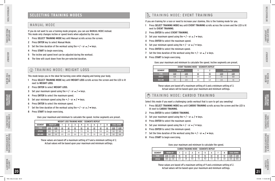 Horizon Fitness T901 User Manual | Page 11 / 17