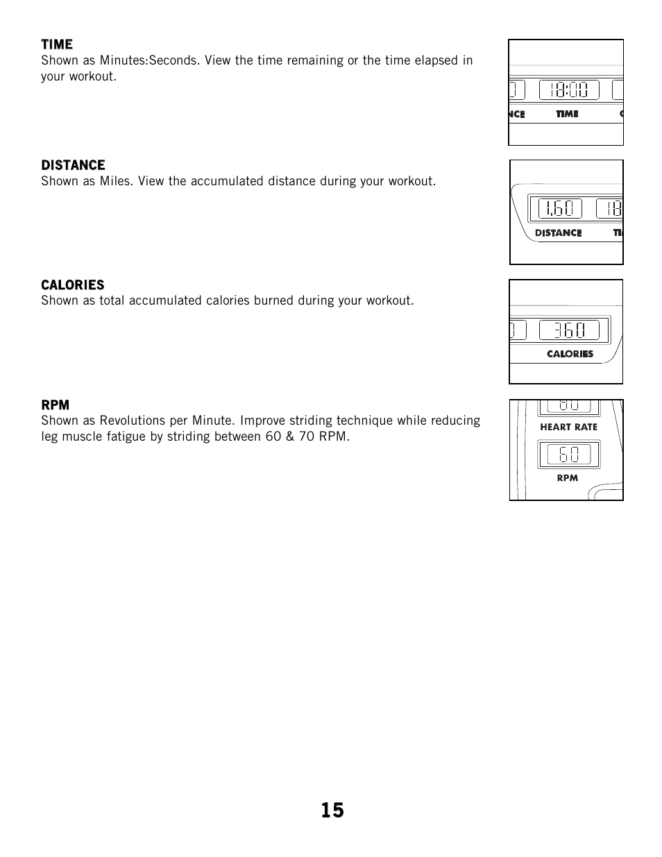 Horizon Fitness CSE2 User Manual | Page 15 / 34
