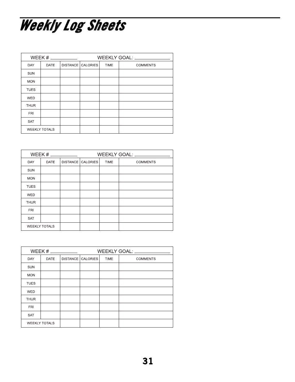 Horizon Fitness CSE2 User Manual | Page 31 / 34