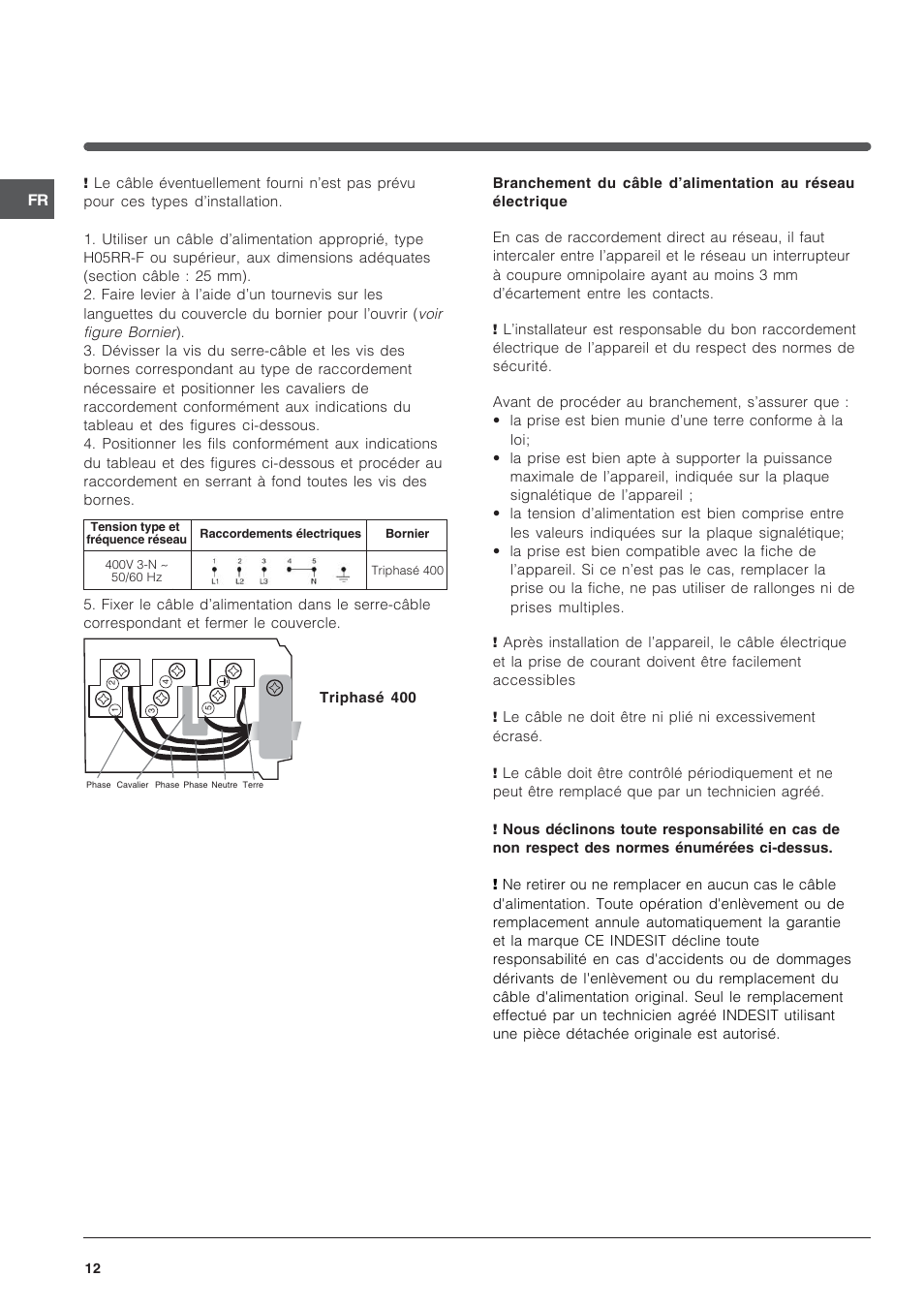 Indesit VEM 645C User Manual | Page 12 / 72