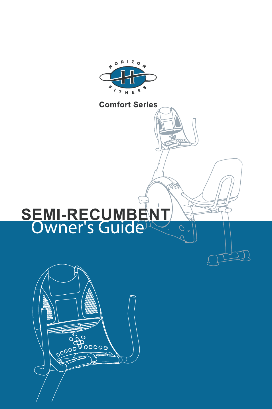 Horizon Fitness SEMI-RECUMBENT 207 User Manual | 52 pages