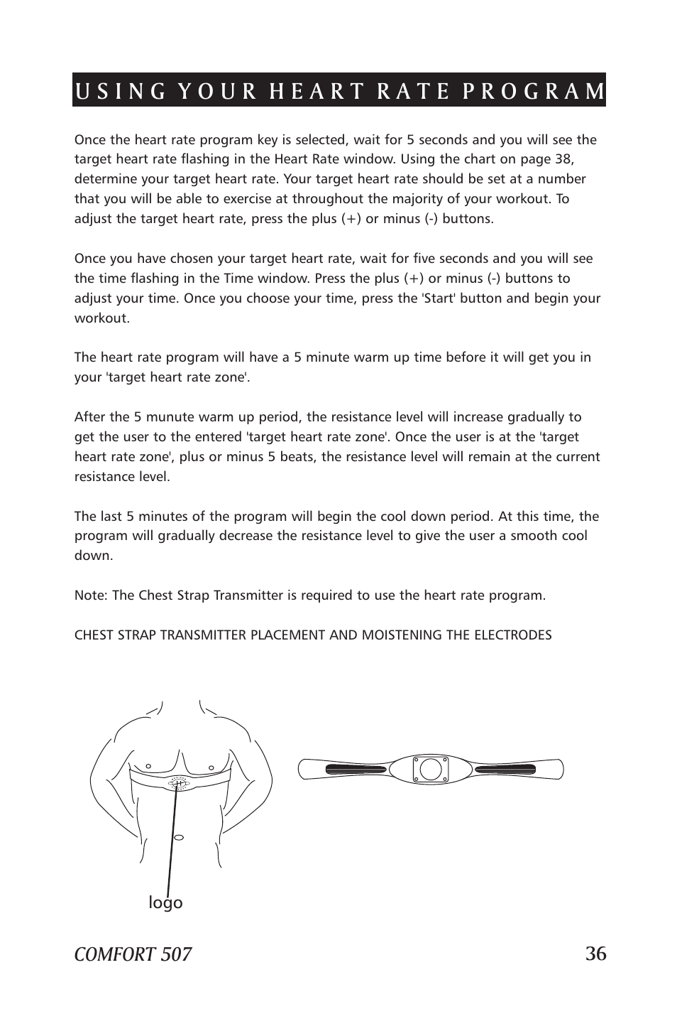 Horizon Fitness SEMI-RECUMBENT 207 User Manual | Page 37 / 52