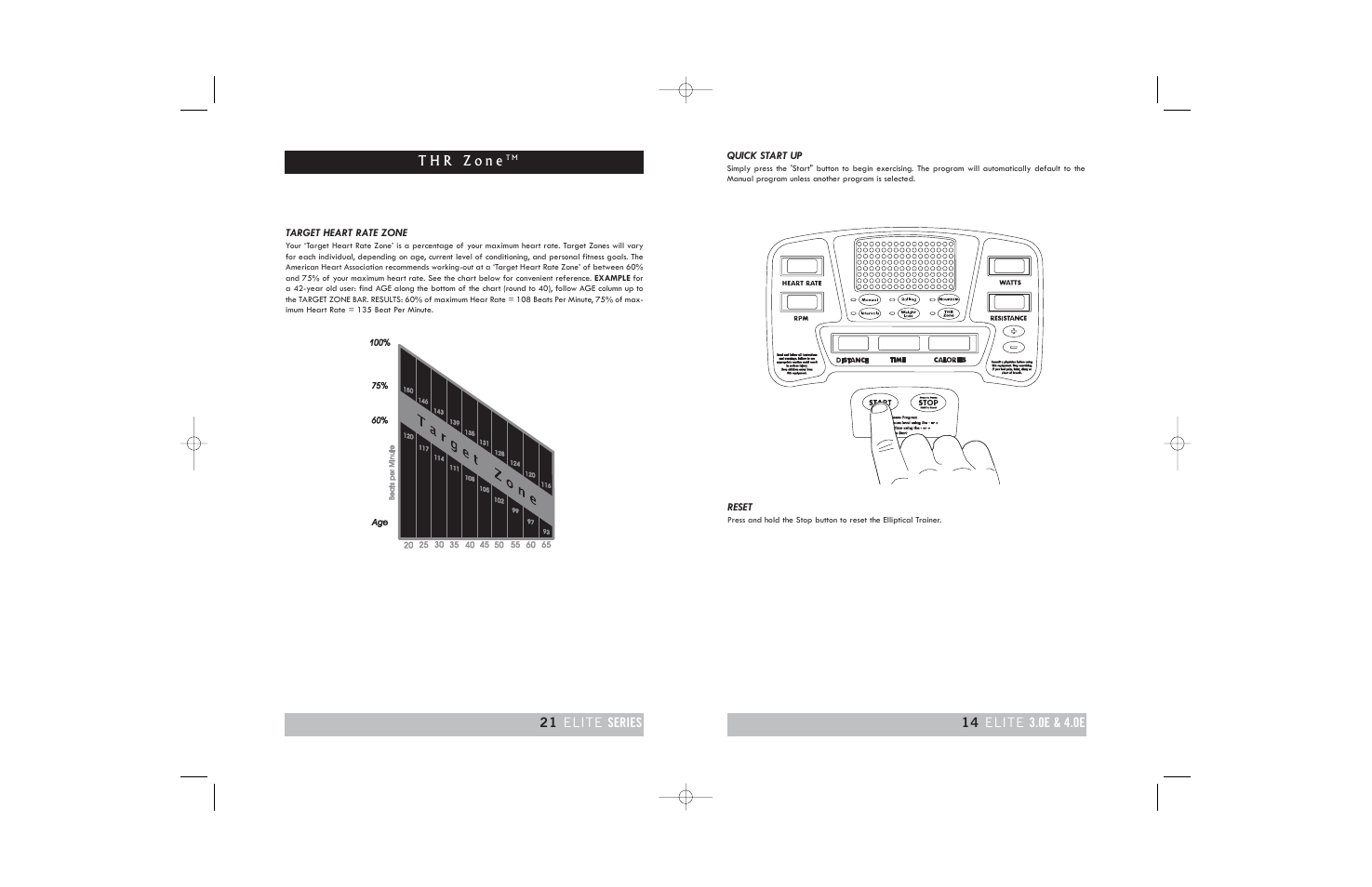 Horizon Fitness ELITE 3.0E User Manual | Page 14 / 34