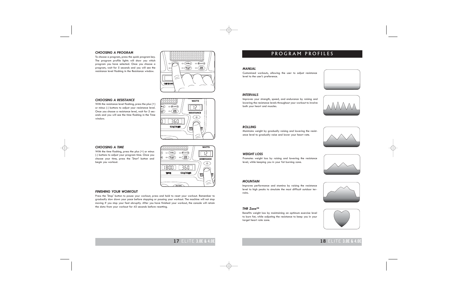 Horizon Fitness ELITE 3.0E User Manual | Page 17 / 34