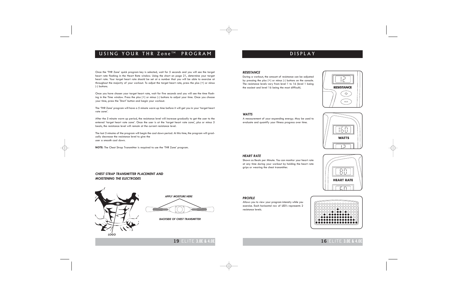 Horizon Fitness ELITE 3.0E User Manual | Page 19 / 34