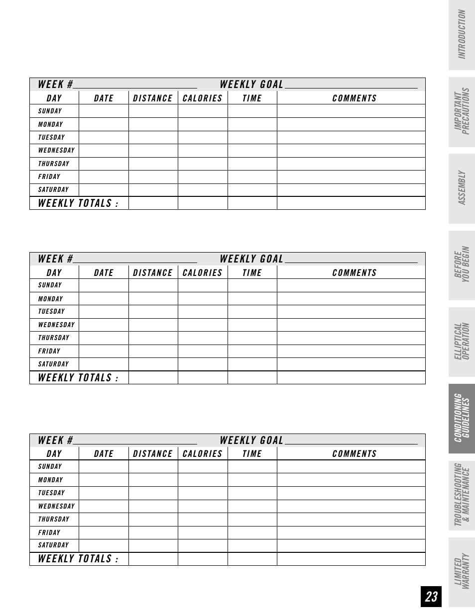 Horizon Fitness EG5 User Manual | Page 22 / 30