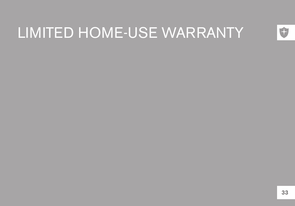 Limited home-use warranty | Horizon Fitness GS1050E User Manual | Page 33 / 104