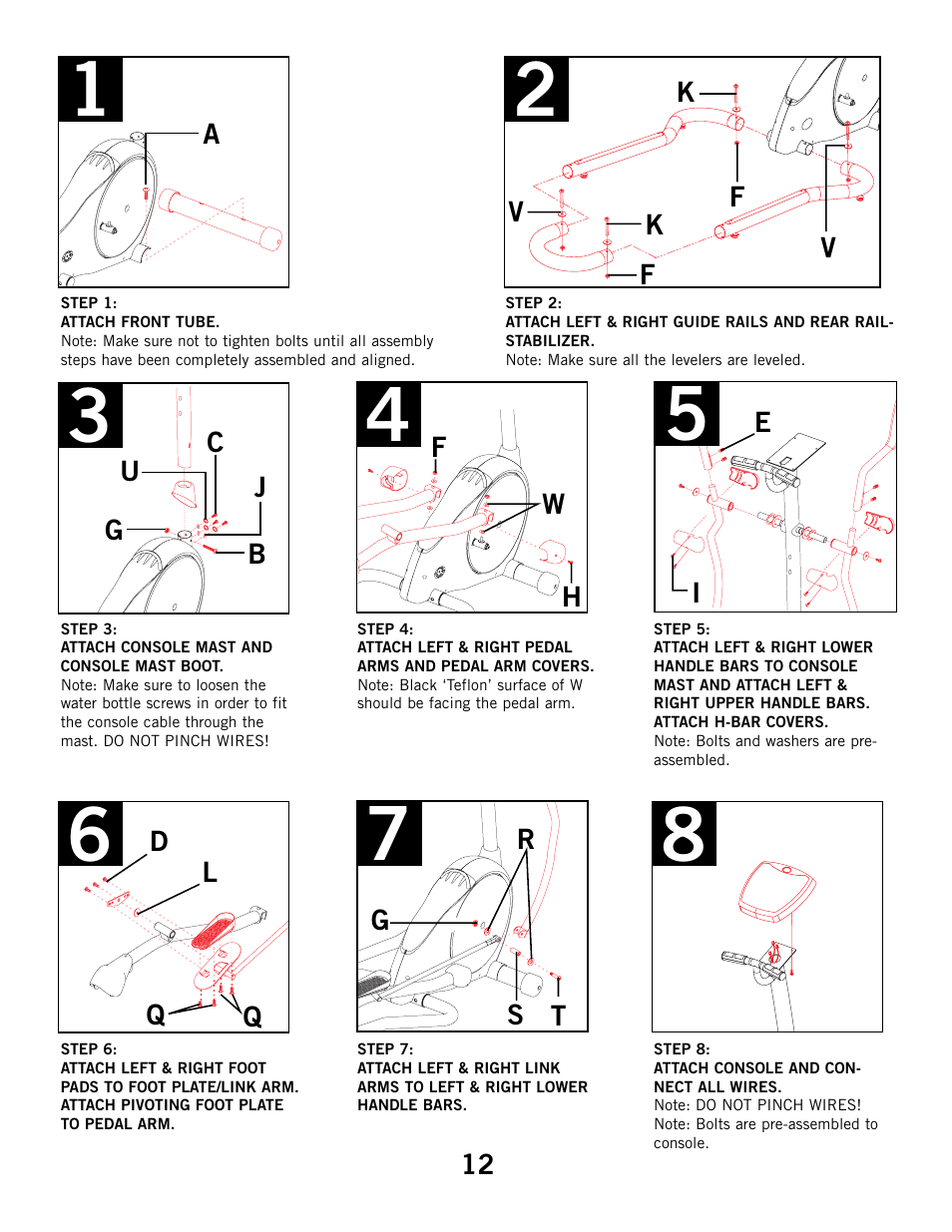 Horizon Fitness ELITE 4.1E User Manual | Page 12 / 42