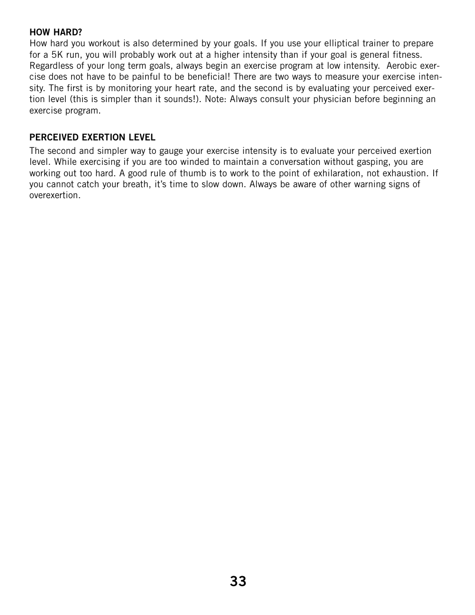 Horizon Fitness ELITE 4.1E User Manual | Page 33 / 42