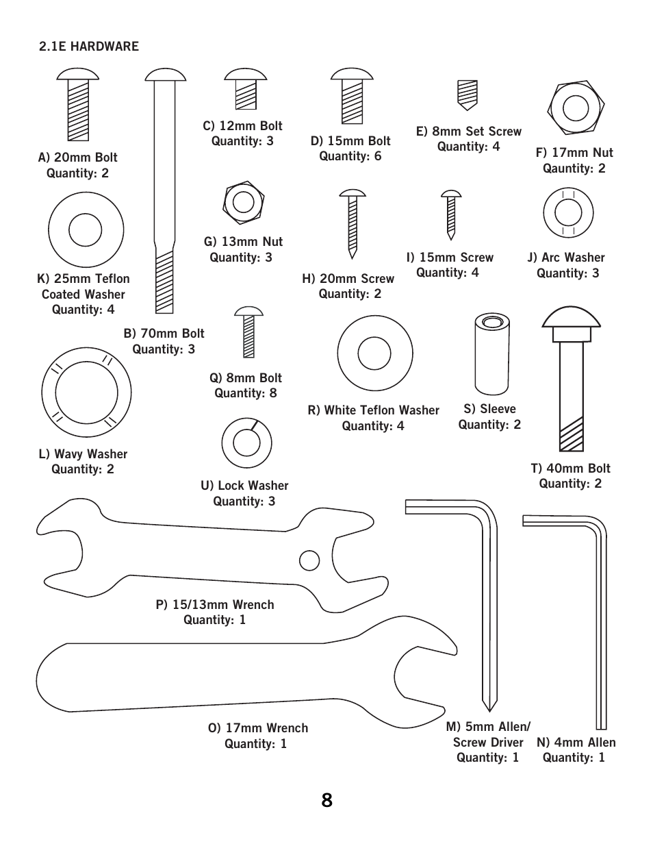 Horizon Fitness ELITE 4.1E User Manual | Page 8 / 42