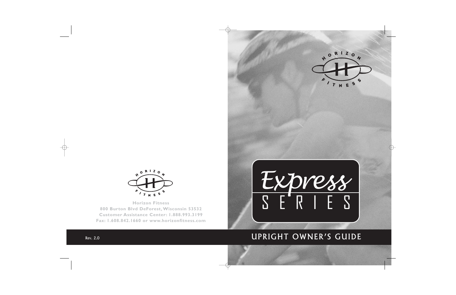 Express | Horizon Fitness Express SERIES User Manual | Page 34 / 34