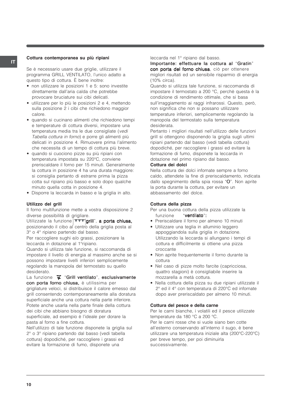 Indesit K3G52S User Manual | Page 10 / 72