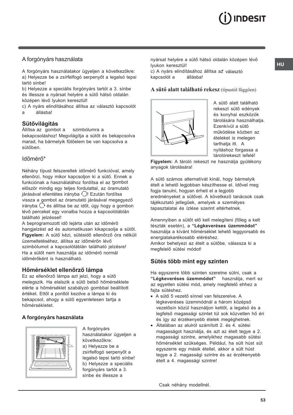 Indesit K3G52S User Manual | Page 53 / 72