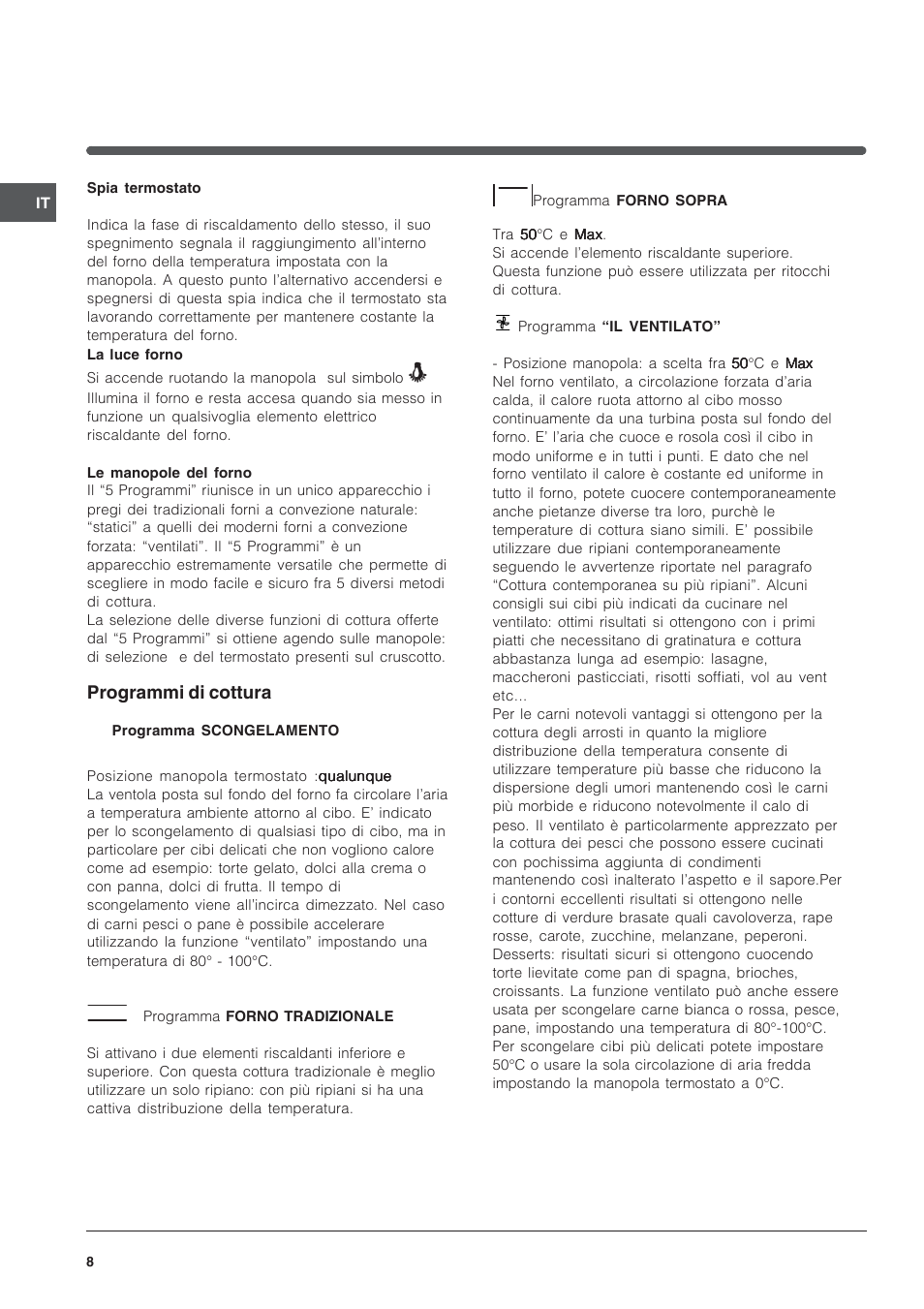 Indesit K3G52S User Manual | Page 8 / 72