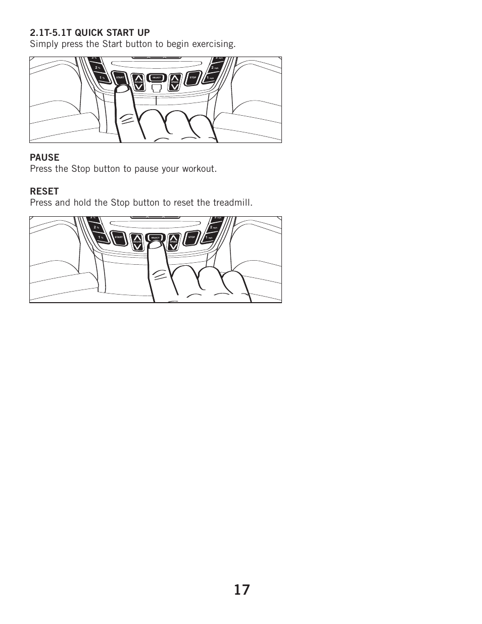 Horizon Fitness ELITE 2.1T User Manual | Page 17 / 40