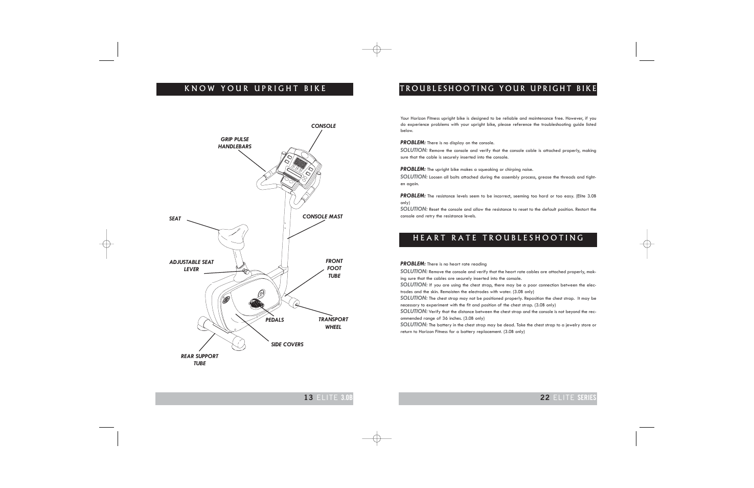 Horizon Fitness ELITE 2.0B User Manual | Page 22 / 34