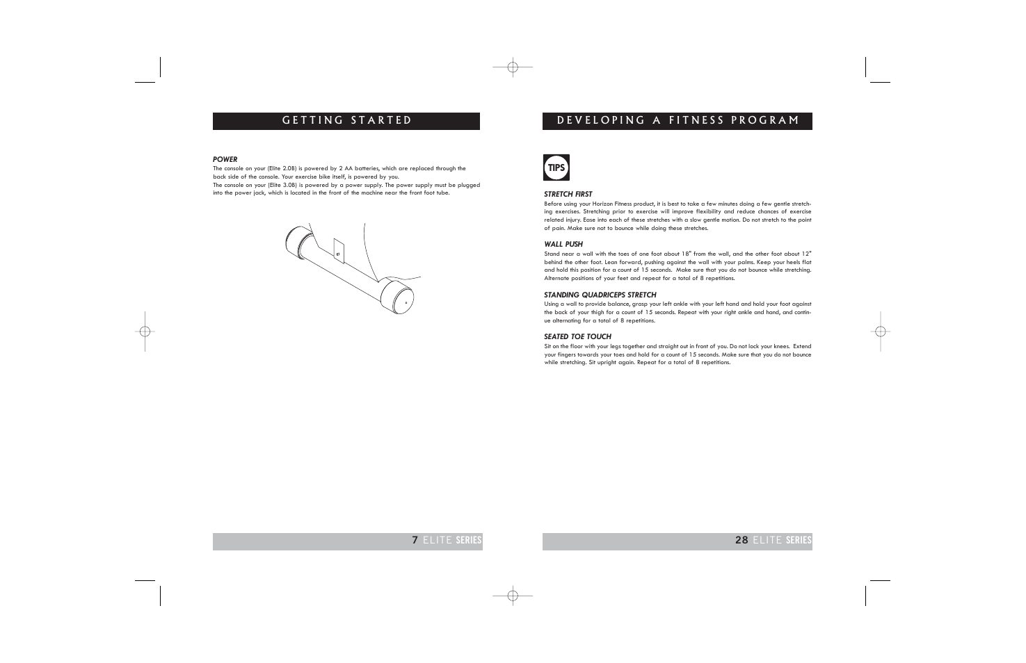 Tips | Horizon Fitness ELITE 2.0B User Manual | Page 7 / 34