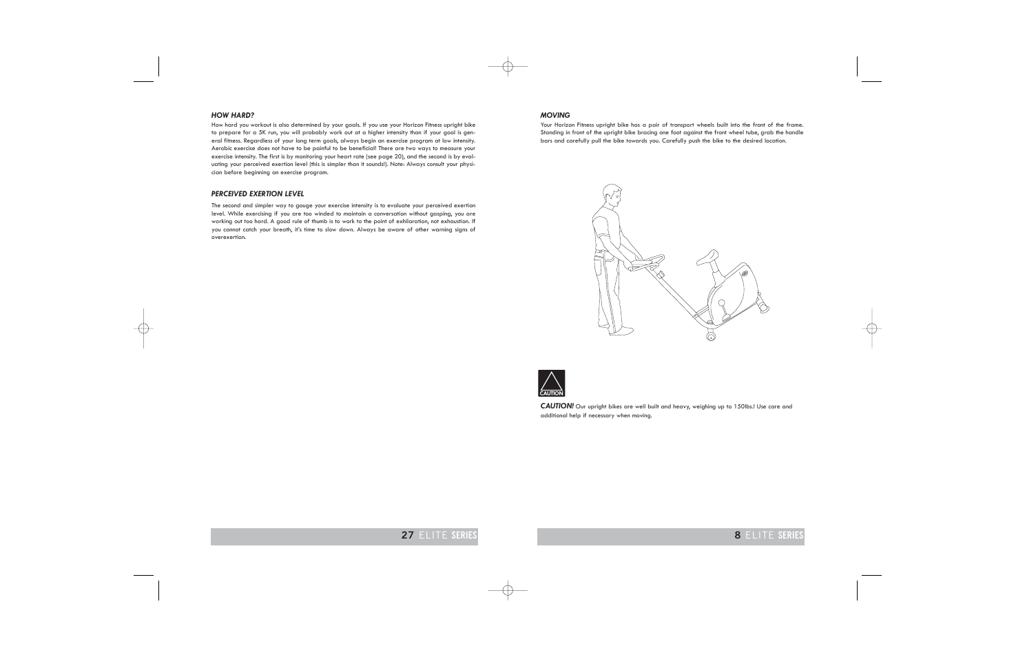 Horizon Fitness ELITE 2.0B User Manual | Page 8 / 34