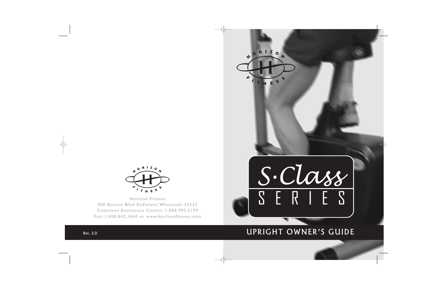 S.class | Horizon Fitness Bicycle User Manual | Page 34 / 34