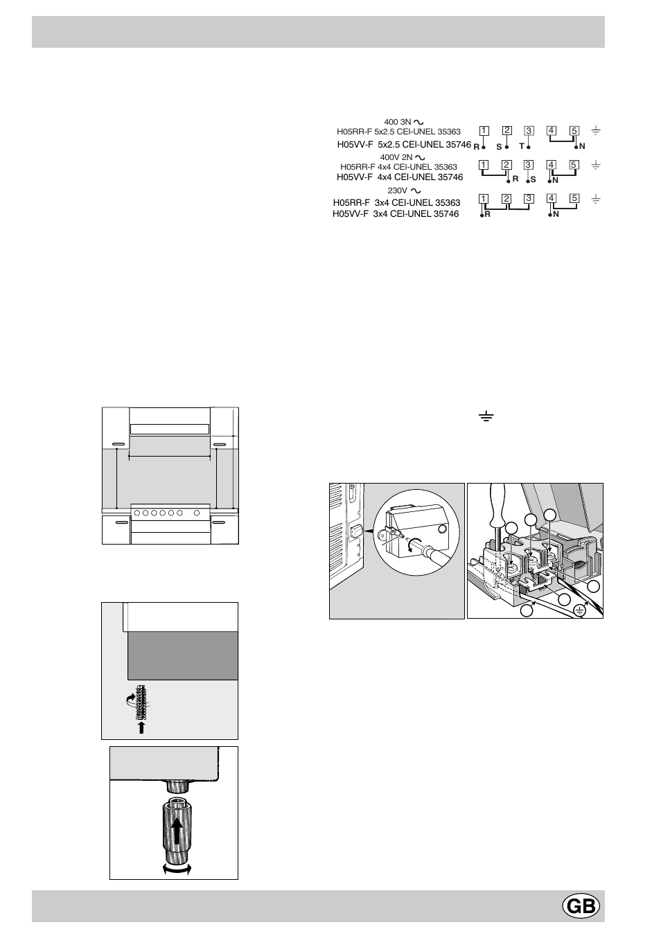 Installation | Indesit K3 C51 User Manual | Page 15 / 80