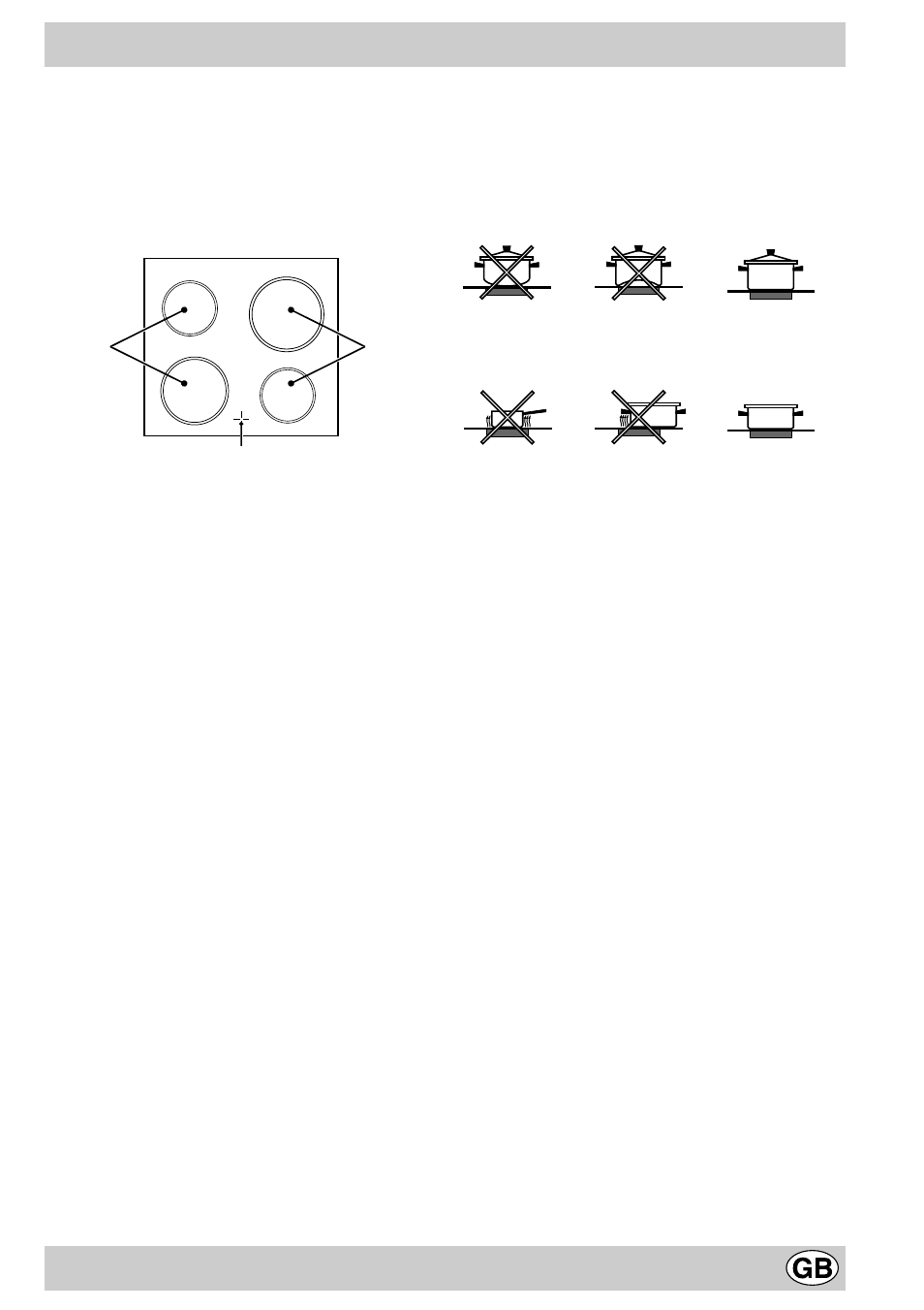 User's instructions the ceramic hob | Indesit K3 C51 User Manual | Page 21 / 80