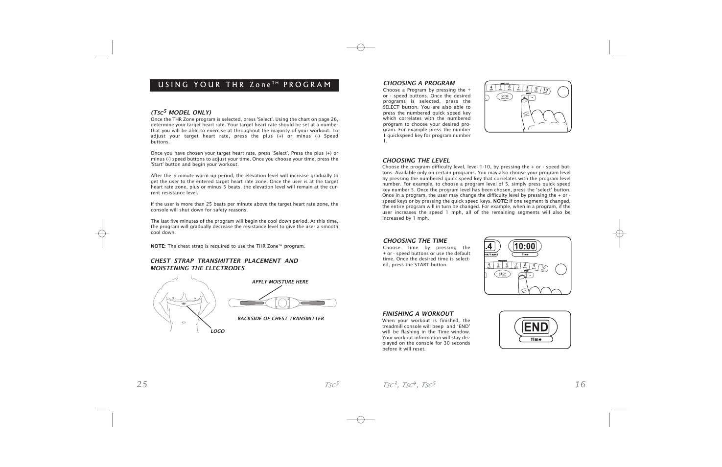 Horizon Fitness S.Class Series5 User Manual | Page 25 / 40